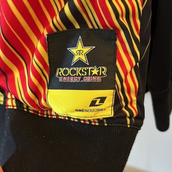 One Industries Rockstar Energy Drink Full Zip Hoodie Size Medium VGC 🔥 - Picture 4 of 5